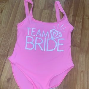 Pink Bridesmaid swimsuit only worn once size small